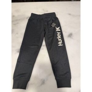 Hurley Sweat Pants Joggers Charcoal Grey H2O Dri Youth‎ Boys Size 6